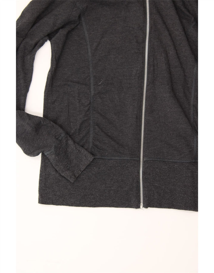 CHAMPION Womens Zip Hoodie Sweater UK 14 Medium Grey Cotton Vintage Champion and Second-Hand Champion from Messina Hembry 