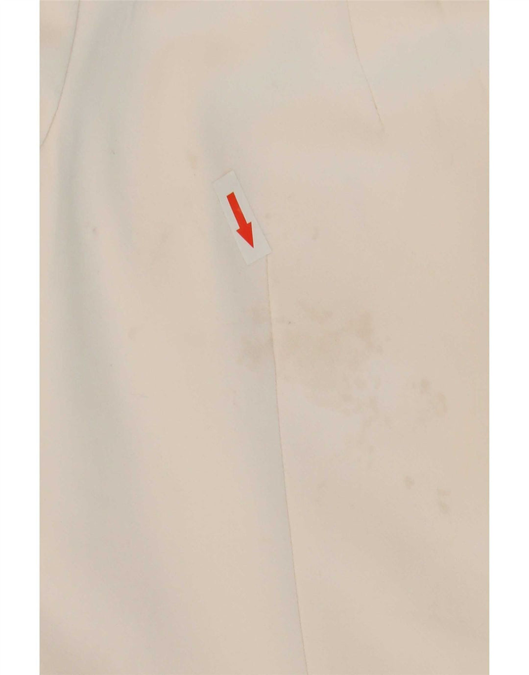 Giacca blazer a 1 bottone da donna Zara UK 10 piccola poliestere bianco