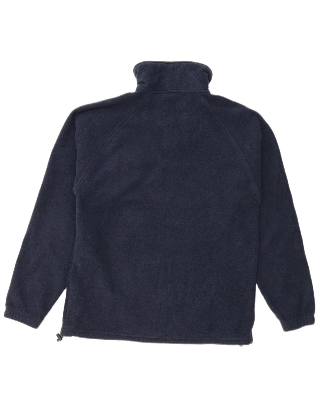 Maglione in pile da uomo KAPPA con zip e collo piccolo in poliestere blu navy