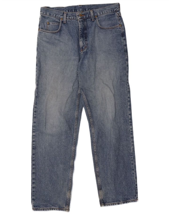 Jeans dritti da uomo Kansas LEE W36 L32 in cotone blu