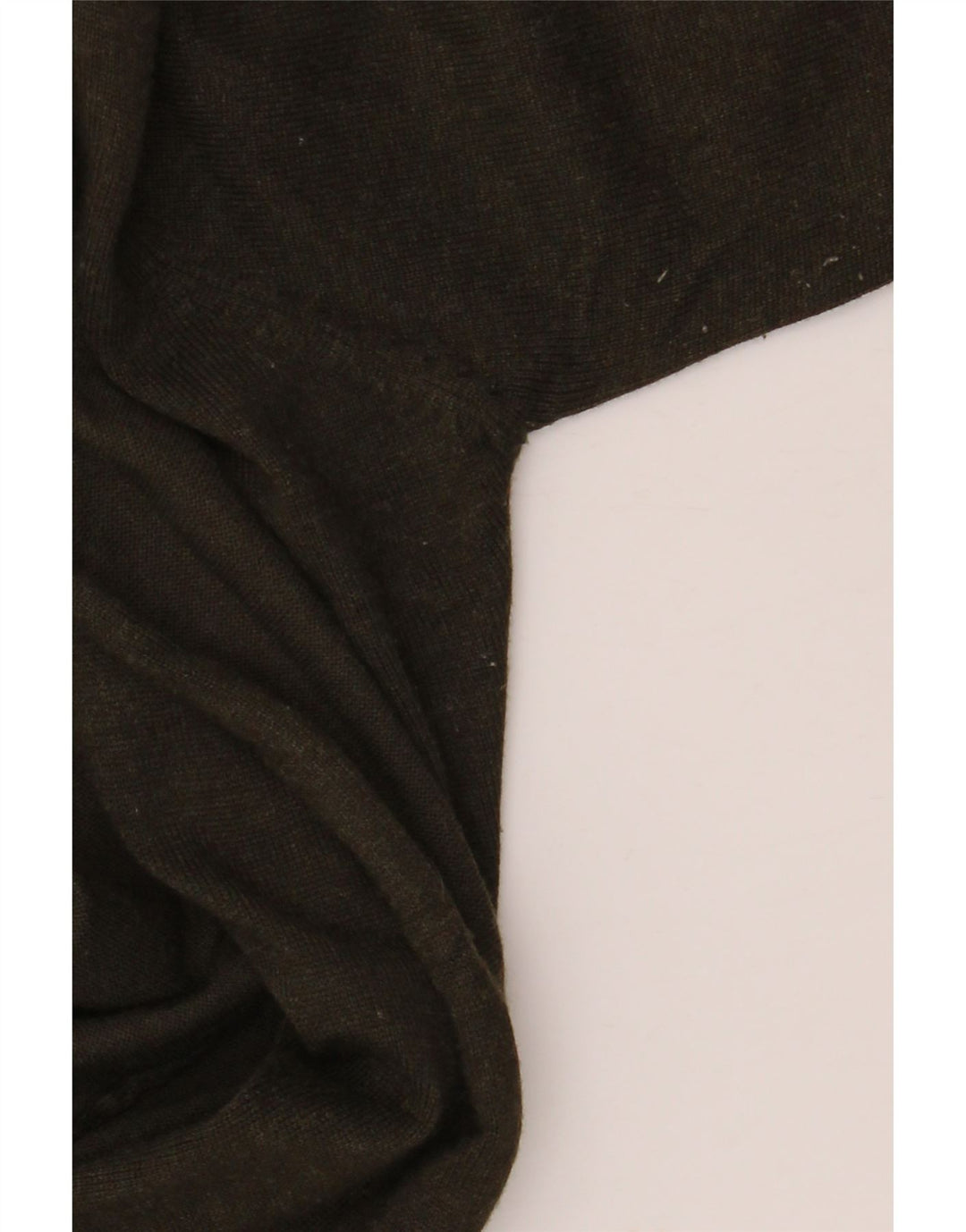 Maglione Cardigan Aperto da Donna ZARA UK 10 Piccolo Cachi Viscosa