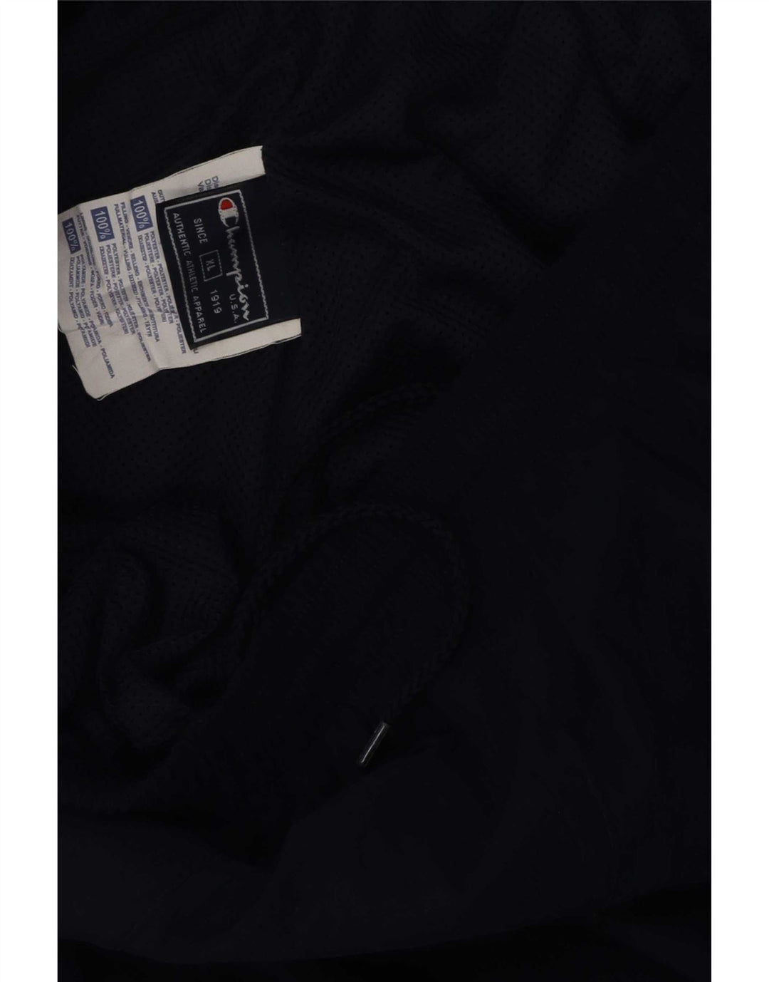 Pantaloni da tuta grafica da uomo Champion XL poliestere blu navy