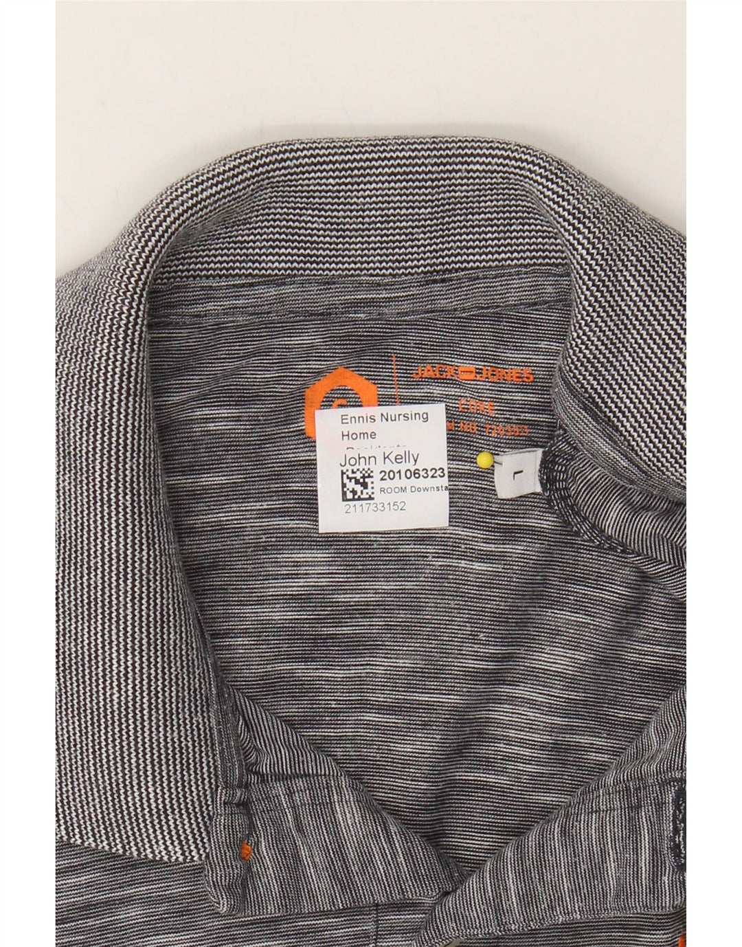 JACK & JONES Mens Polo Shirt Large Grey Cotton Vintage Jack & Jones and Second-Hand Jack & Jones from Messina Hembry 