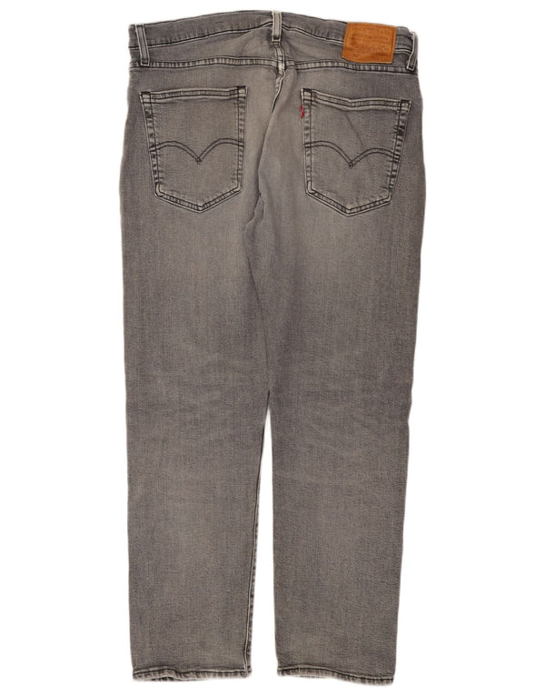 LEVI'S Jeans da uomo 502 affusolati W36 L30 Cotone grigio