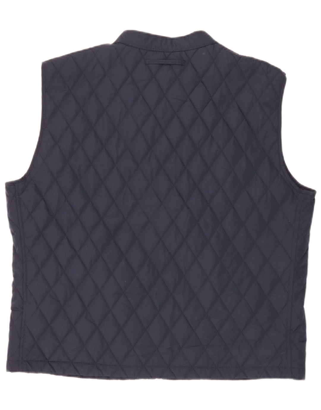 Gilet trapuntato da uomo Zara UK 44 2XL poliestere blu navy