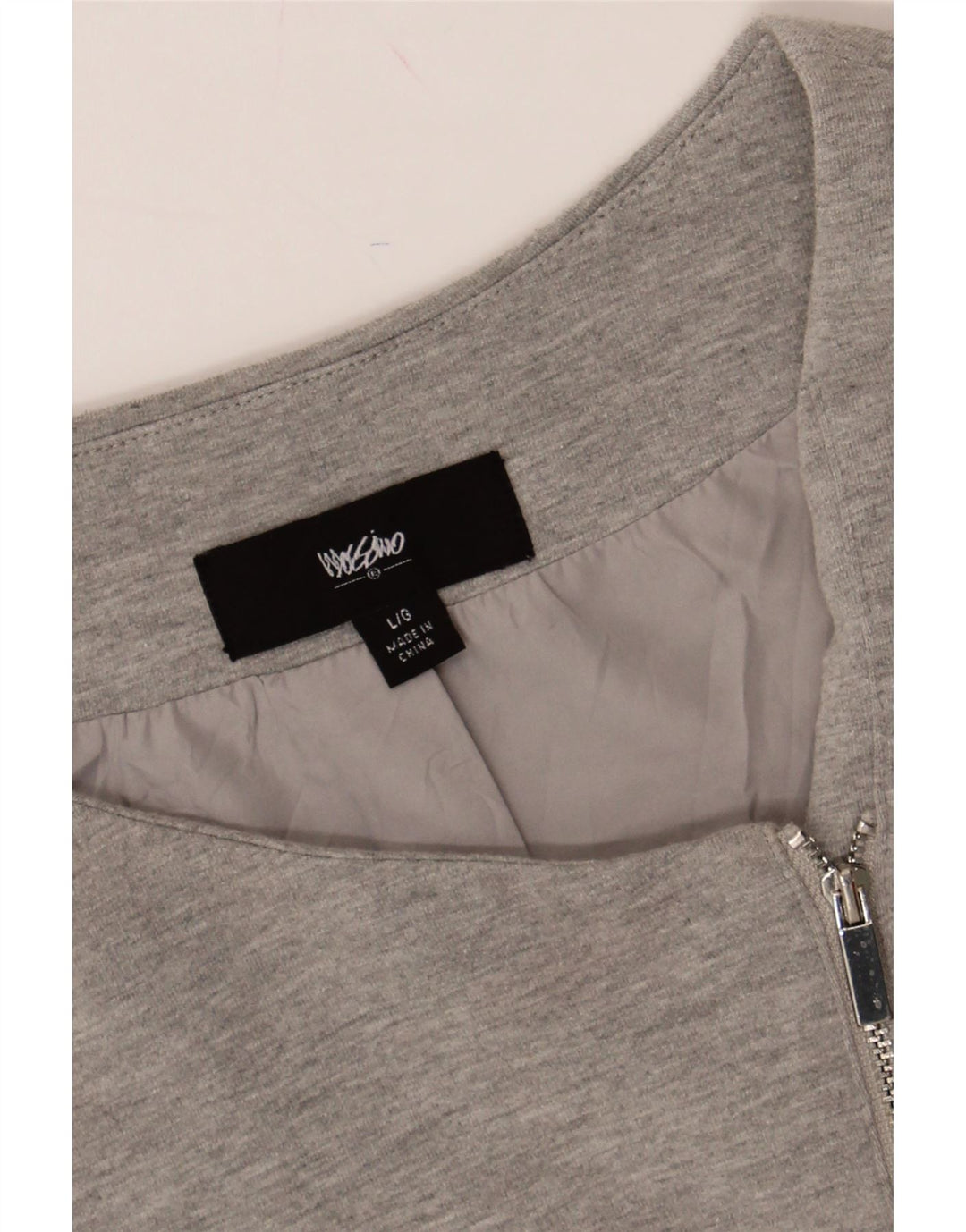 MOSSIMO Womens Blazer Jacket UK 16 Large Grey Cotton Vintage Mossimo and Second-Hand Mossimo from Messina Hembry 