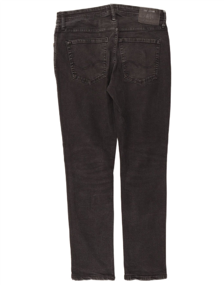 Jack & Jones Uomo GLENN Slim Jeans W32 L32 Cotone Grigio