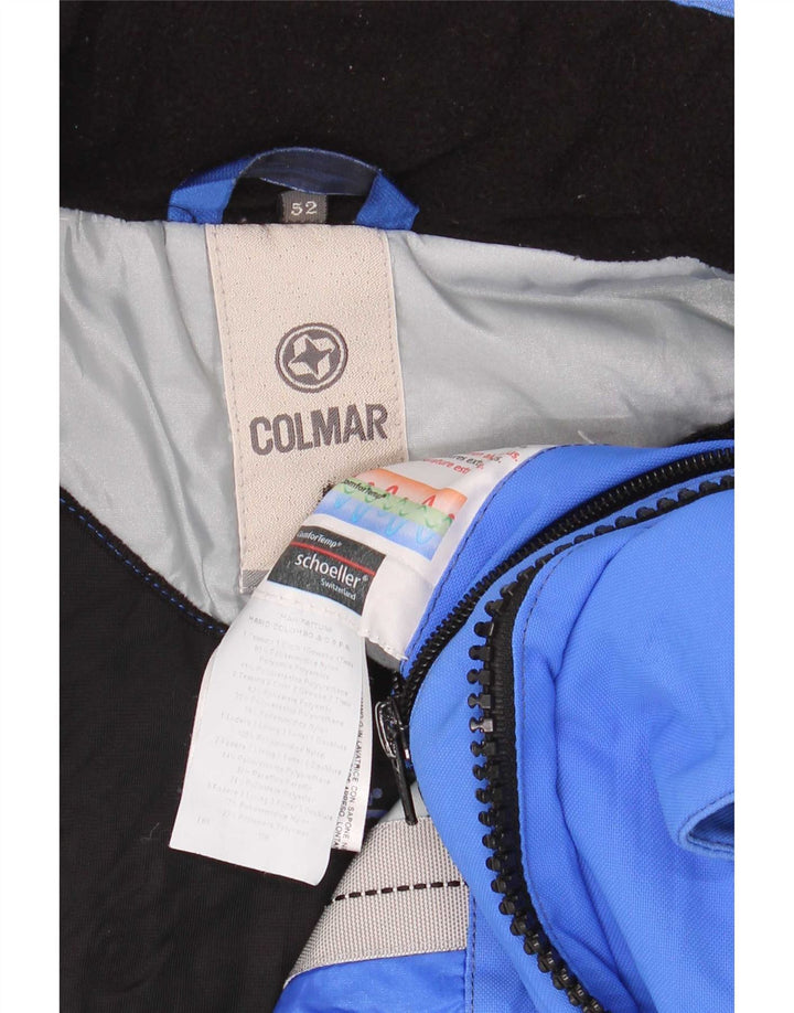 Giacca da sci con cappuccio da uomo Colmar EU 52 Large Blu Colourblock in poliammide