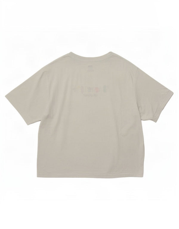 Levi's T-shirt grafica da donna con vestibilità rilassata, taglia UK 14, colore bianco medio