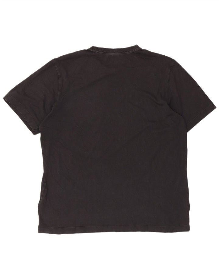 T-shirt da uomo NIKE Top grande in cotone nero