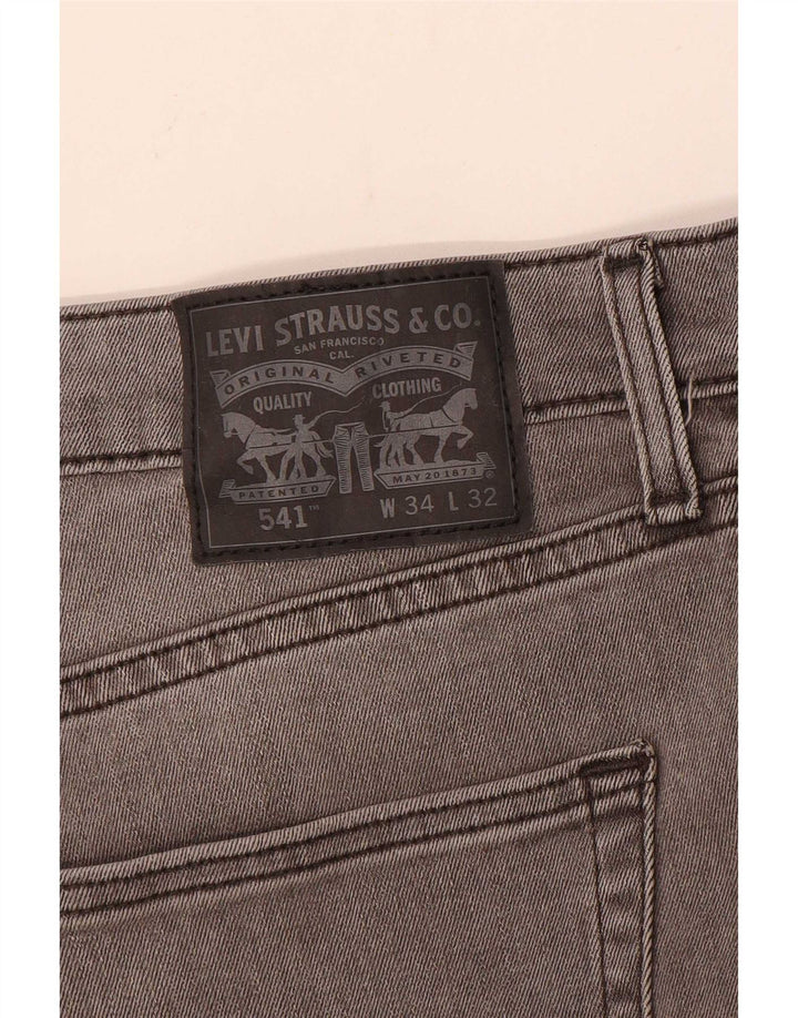 Levi's Uomo 541 Jeans affusolati W34 L32 Grigi