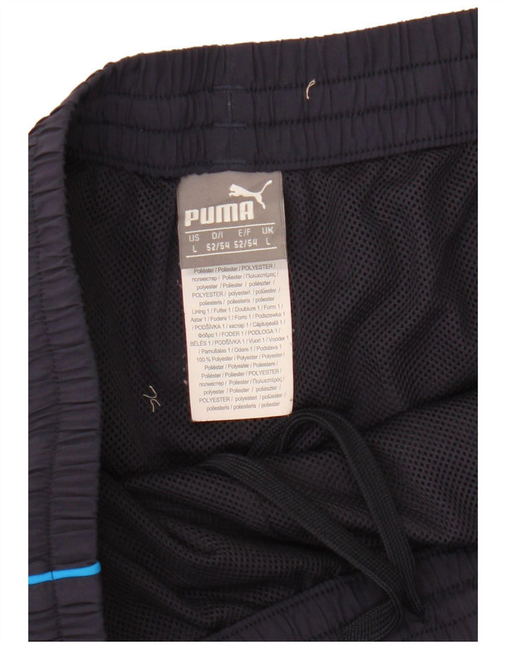 Pantaloni da tuta da uomo PUMA Joggers Large in poliestere blu navy