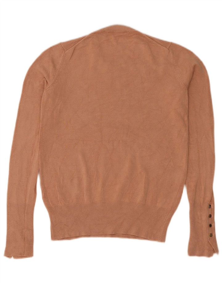 Maglione maglione girocollo da donna Zara UK 8 piccolo marrone
