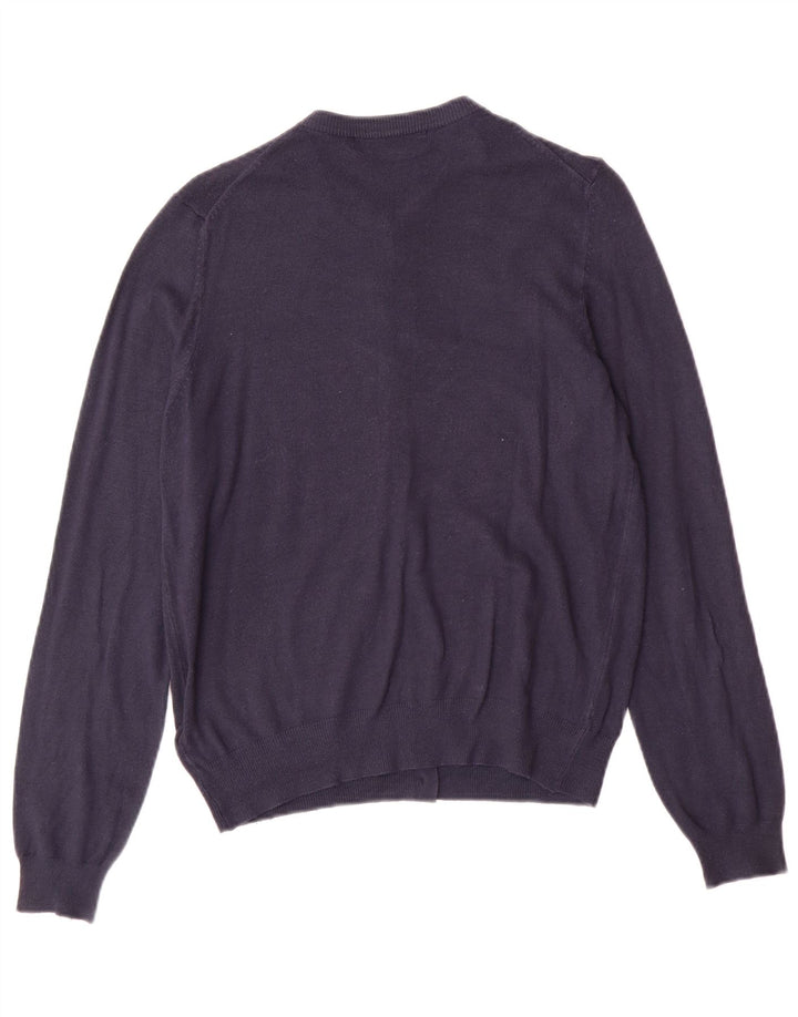 Maglione cardigan da donna Marks & Spencer UK 14 medio blu navy classico