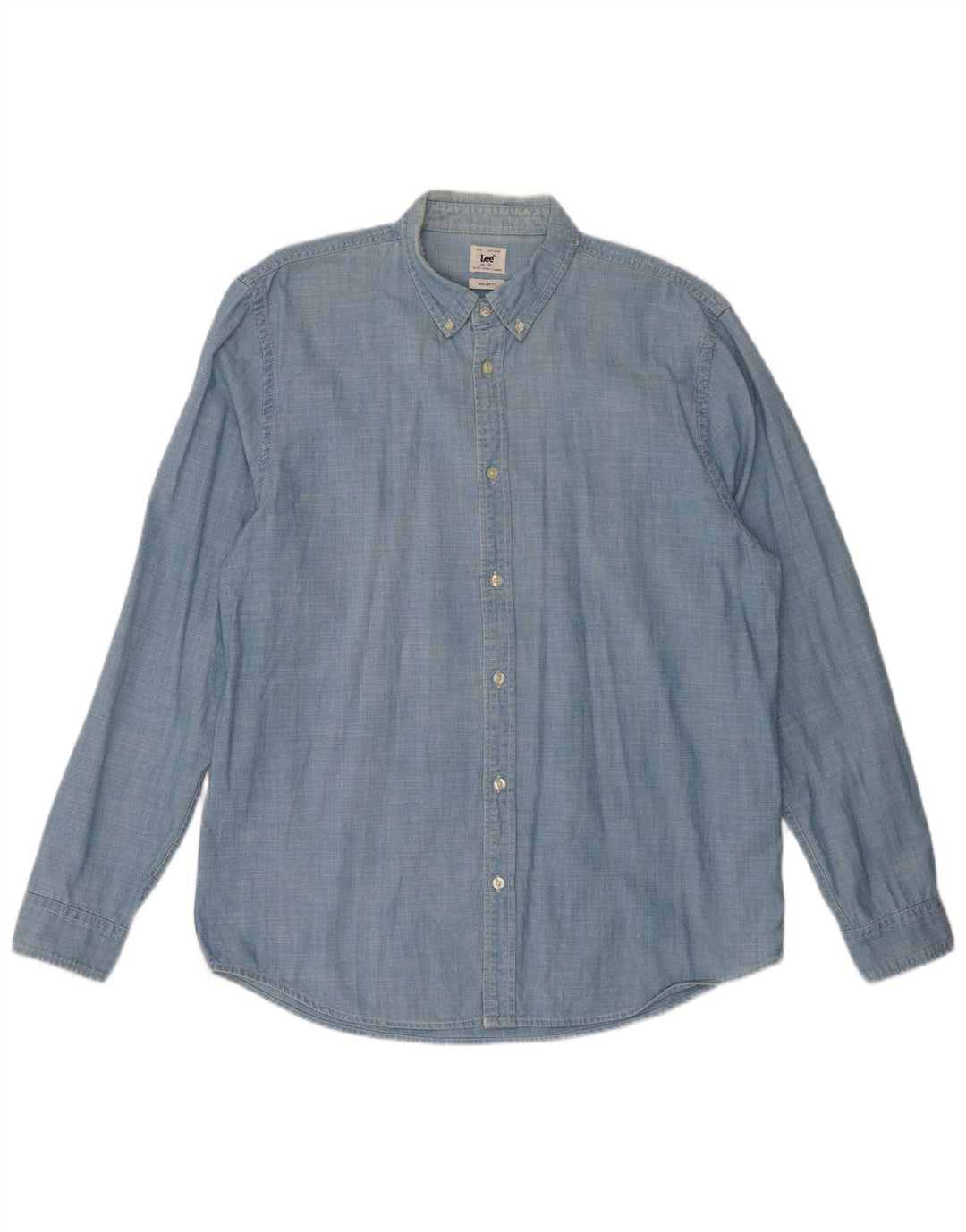 Camicia LEE da uomo vestibilità regolare XL in cotone blu