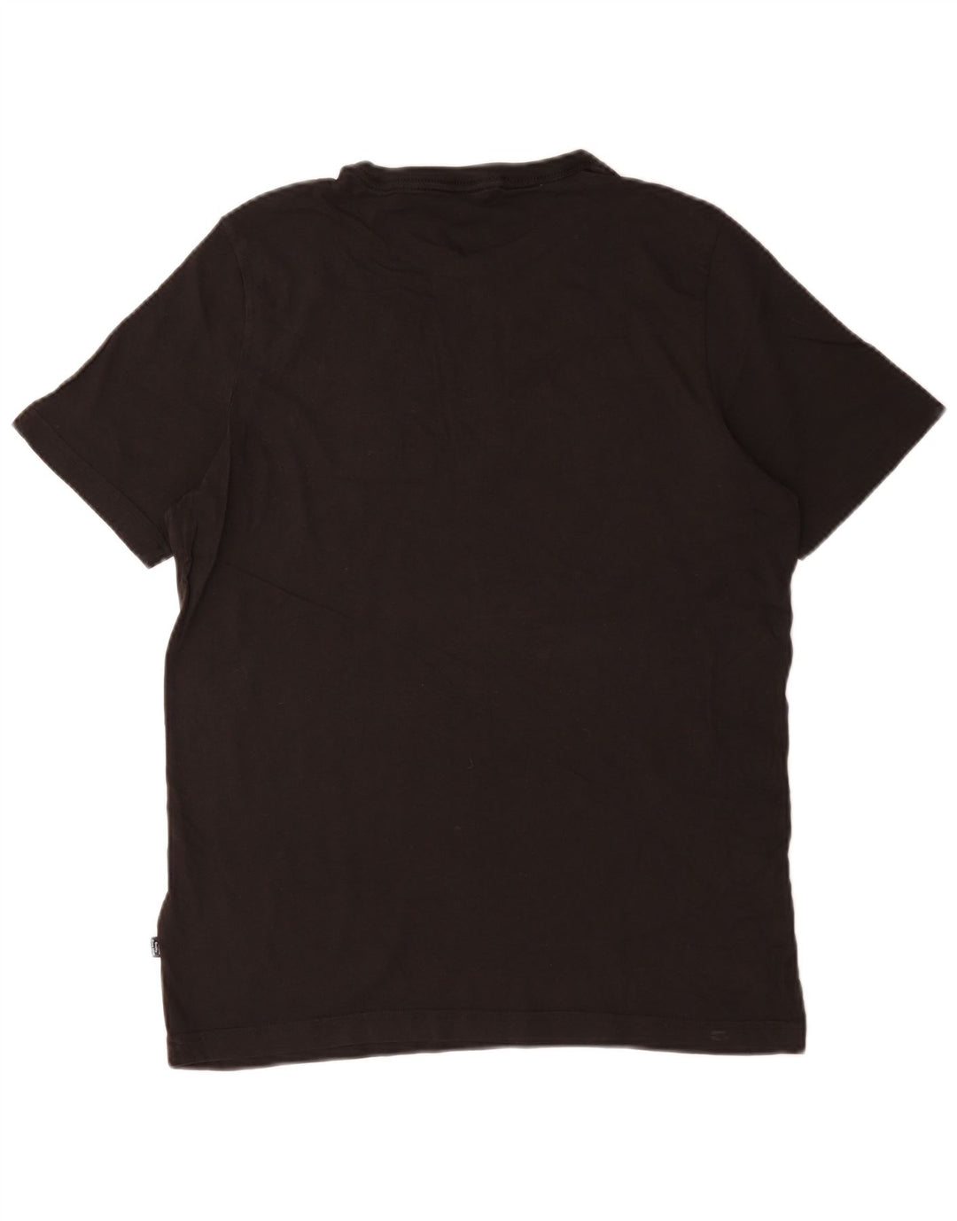 T-shirt grafica da uomo Puma Top in cotone nero medio