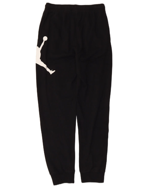 Pantaloni da tuta con grafica Jordan da ragazzo, pantaloni da jogging, 13-14 anni, XL, cotone nero