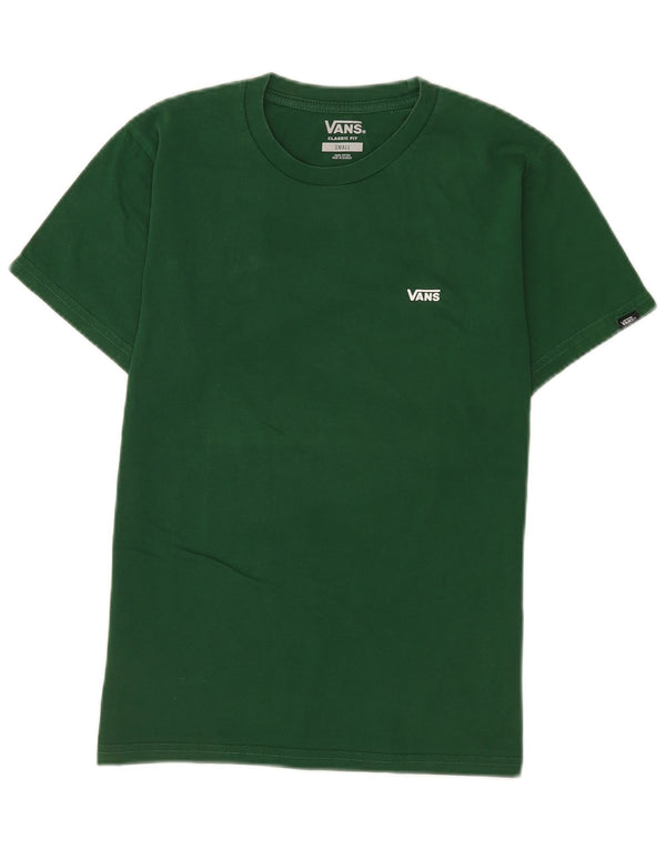 T-shirt da uomo Vans Classic Fit, piccola, in cotone verde