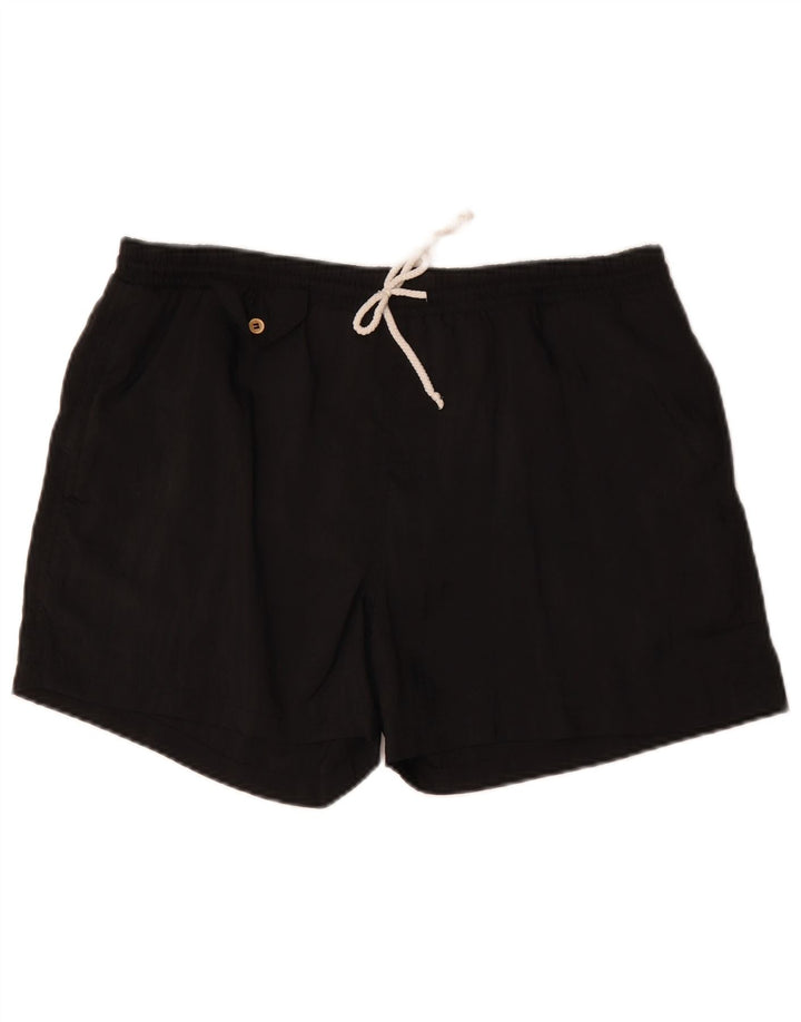Pantaloncini sportivi da uomo VINTAGE grandi neri in poliammide