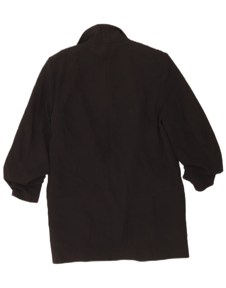 Giacca blazer oversize aperta da donna Zara UK 6 XS poliestere nero