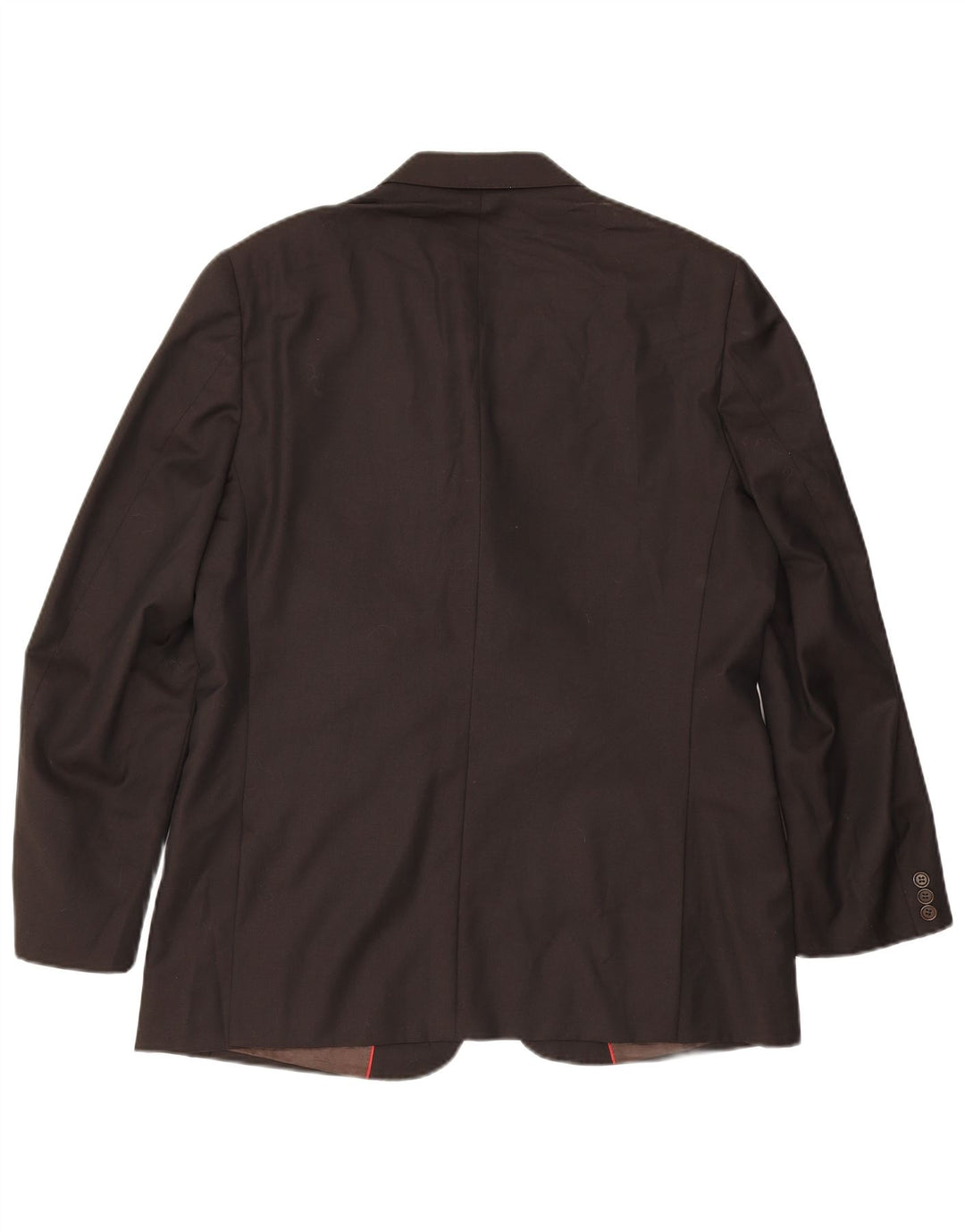 Giacca blazer da uomo a 3 bottoni Massimo Dutti UK 42 XL lana marrone