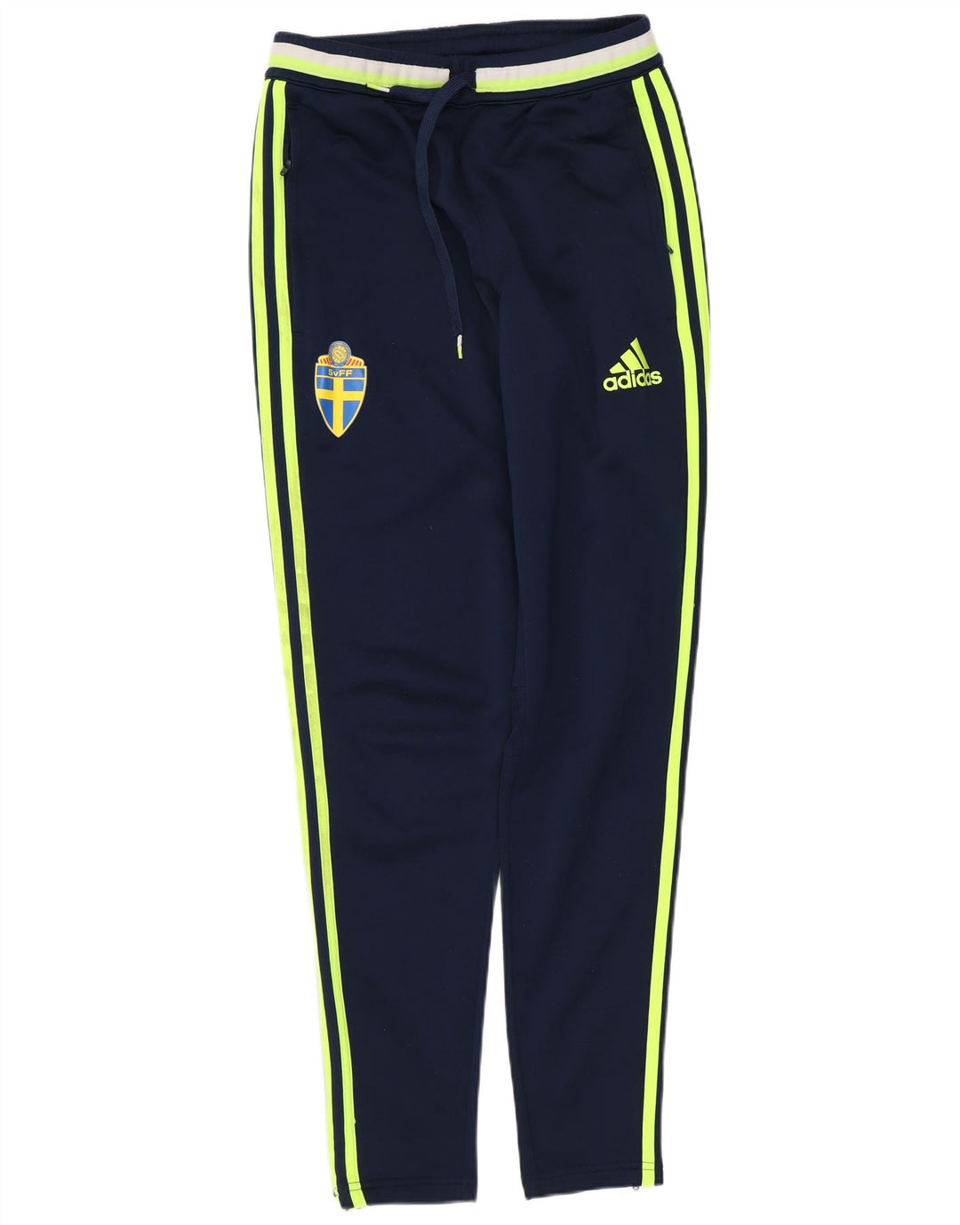 Pantaloni da tuta ADIDAS Climacool da uomo XS poliestere blu navy