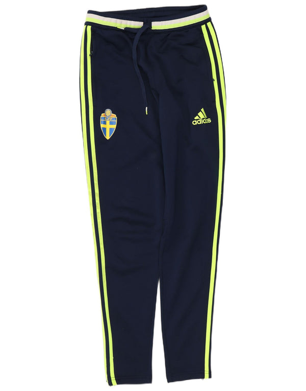 ADIDAS Mens Climacool Tracksuit Trousers XS  Navy Blue Polyester