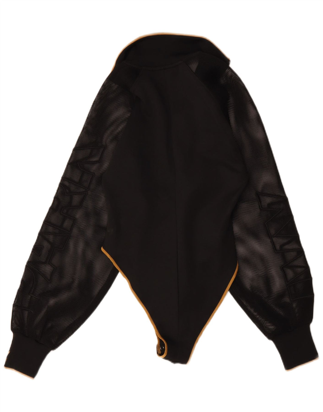 Body a maniche lunghe Adidas da donna Ivy Park UK 10 piccolo poliestere nero