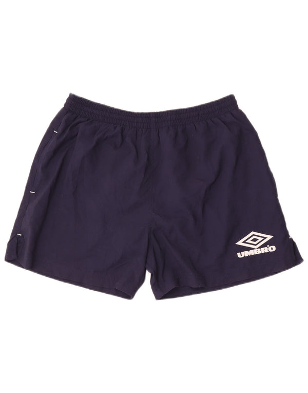 Pantaloncini sportivi Umbro da uomo XL blu navy in poliestere