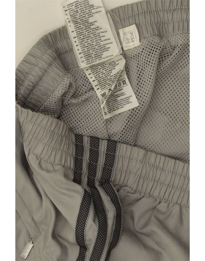 Pantaloni da tuta da uomo Adidas XS in poliestere grigio