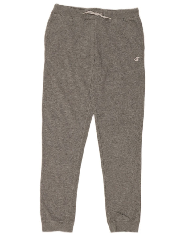 Pantaloni da tuta da ragazzo Champion Joggers 13-14 anni XL Cotone chiazzato grigio