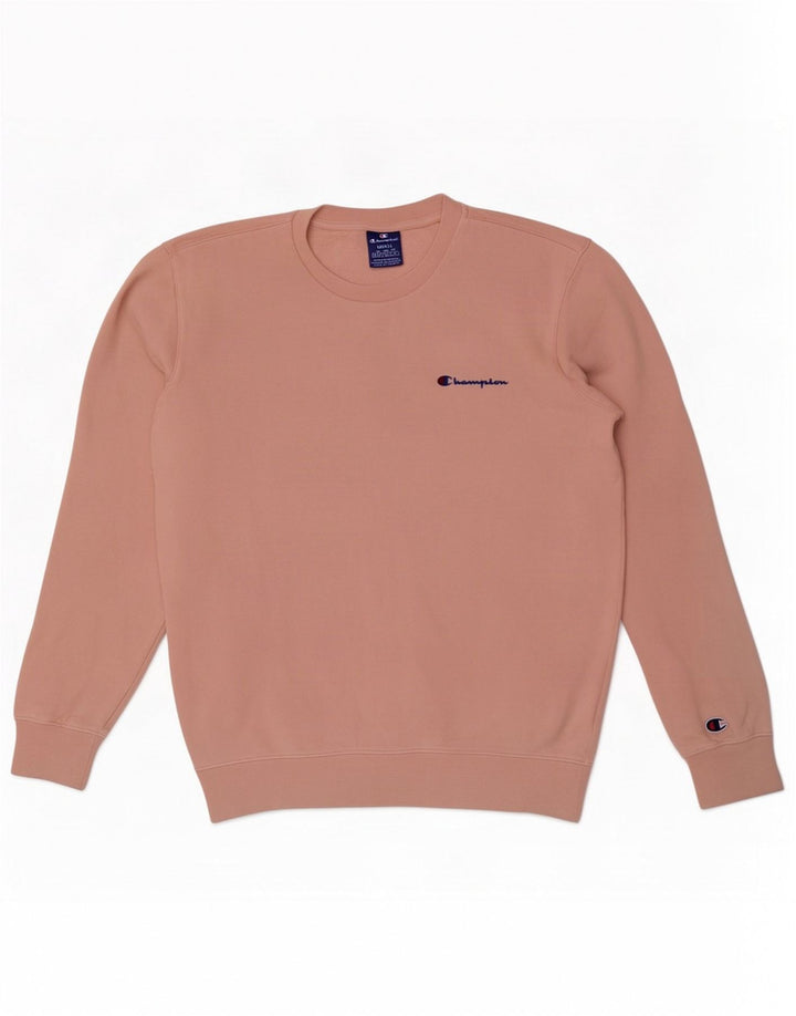 Felpa da uomo Champion Small in cotone rosa