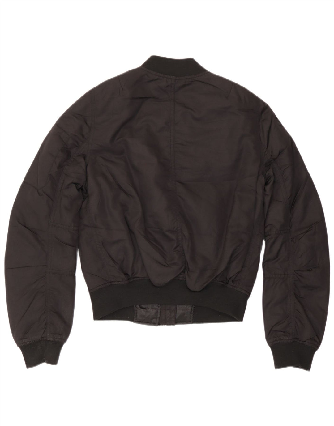 Topshop Bomber oversize da donna UK 6 XS poliestere nero