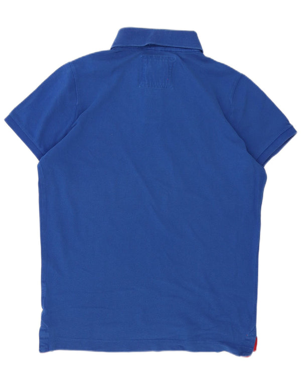 Polo da uomo Abercrombie & Fitch XL Blu