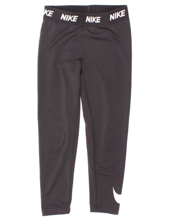 Leggings Nike Dri Fit per ragazze 5-6 anni medio neri