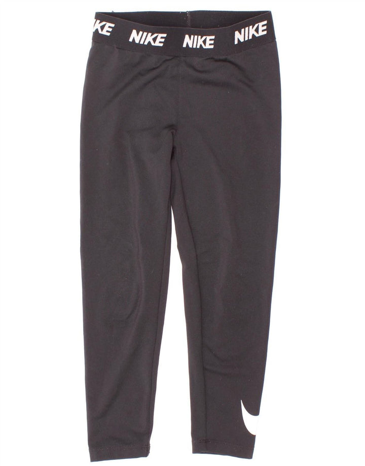 Leggings Nike Dri Fit per ragazze 5-6 anni medio neri