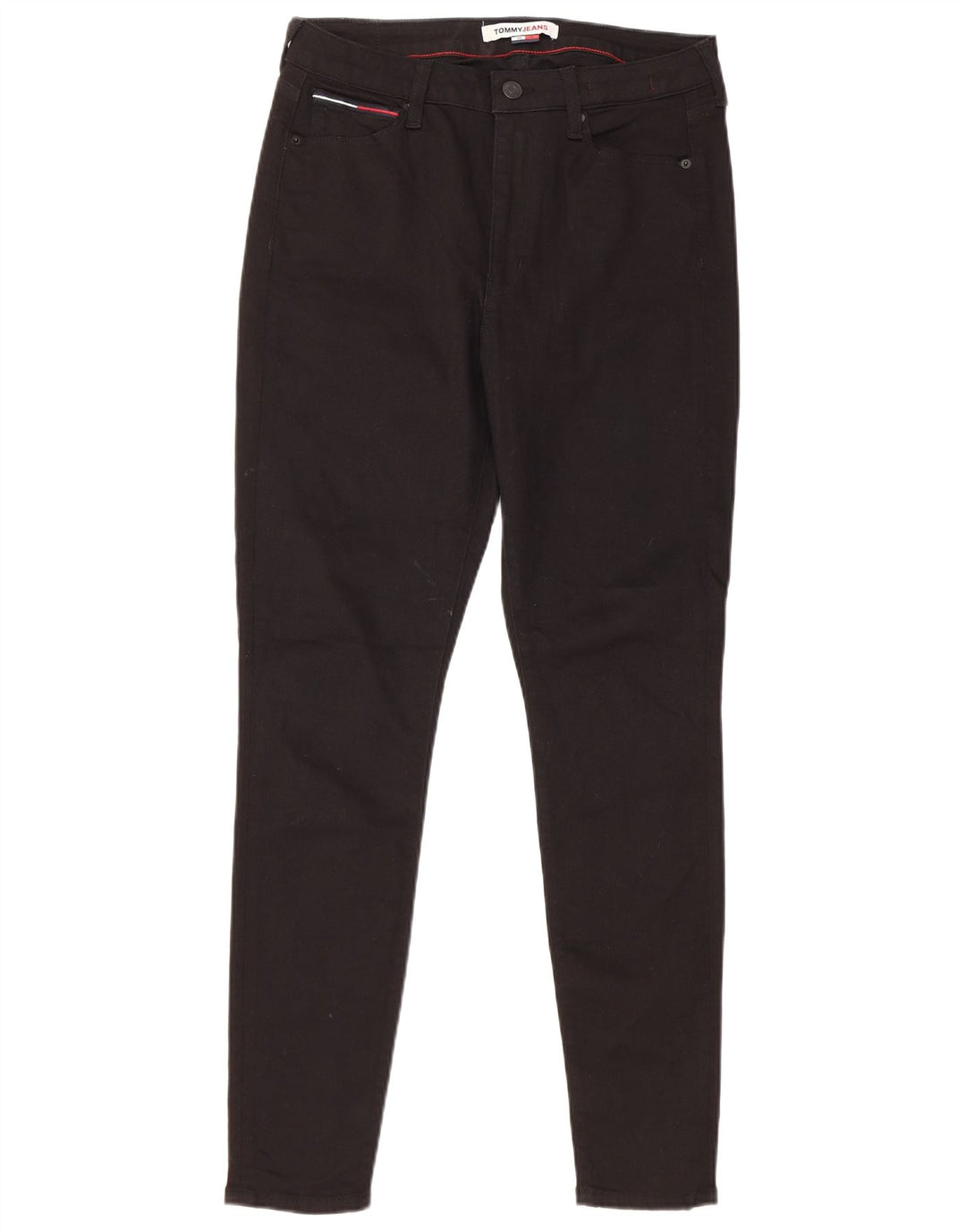 TOMMY HILFIGER Jeans skinny da donna W30 L30 cotone nero
