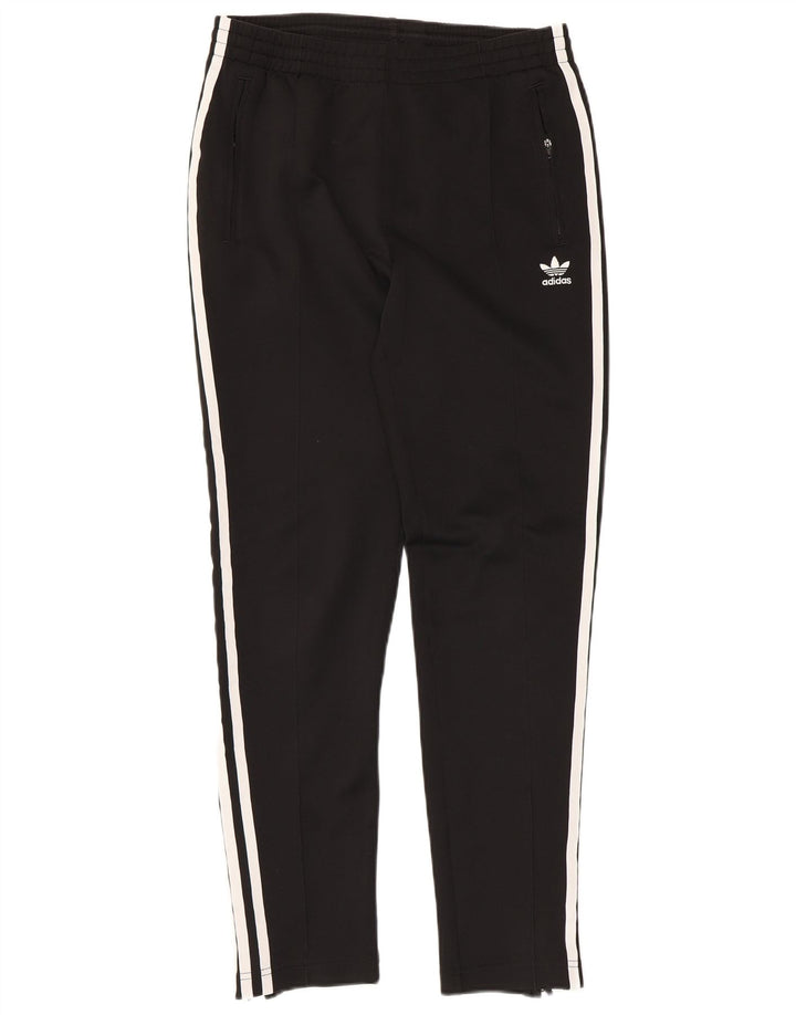 ADIDAS Womens Tracksuit Trousers UK 10 Small Black Polyester