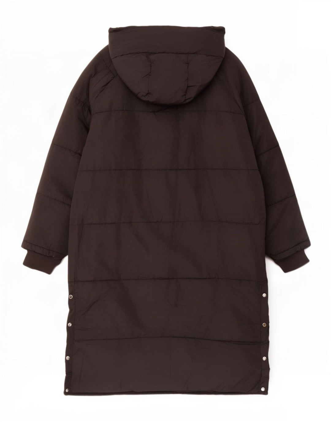 Cappotto imbottito oversize con grafica Zara da donna UK 18 XL poliestere nero