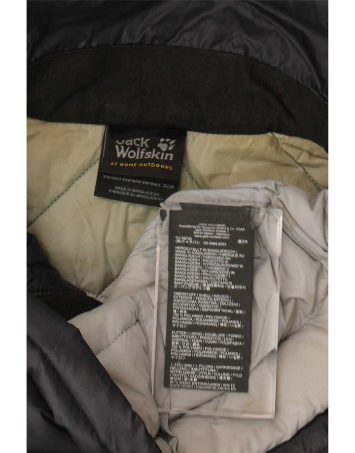 Cappotto imbottito da donna Jack Wolfskin UK 8/10 Small Grigio Poliammide