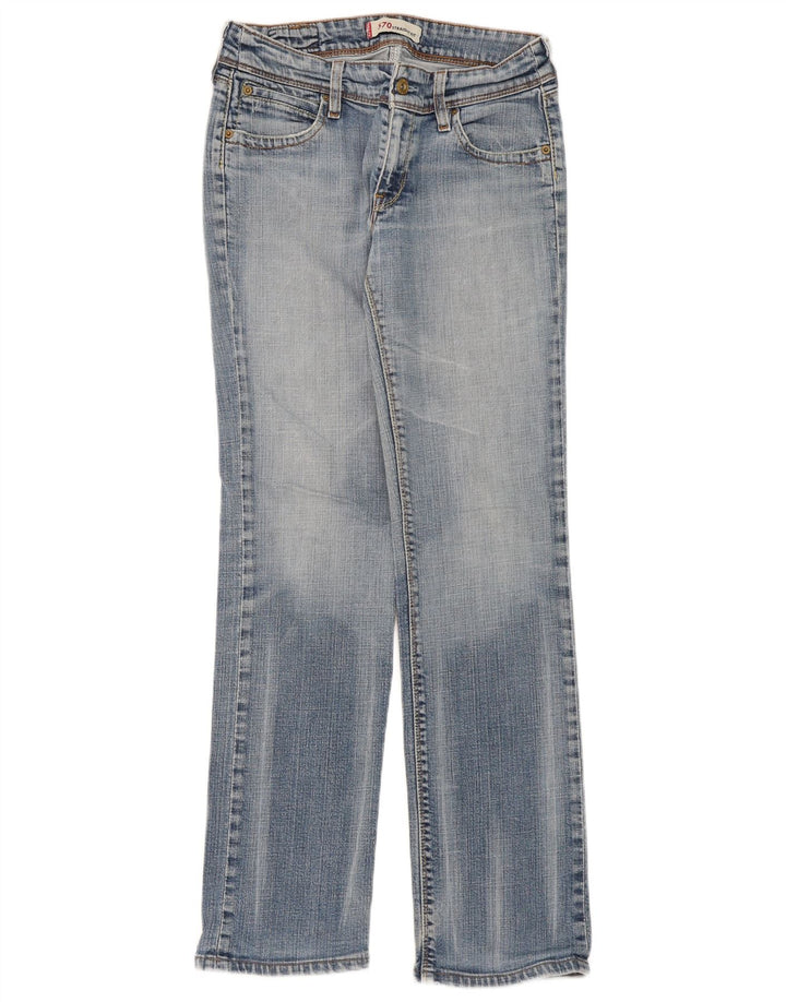 Jeans dritti Levi's 570 da donna W31 L31 in cotone blu