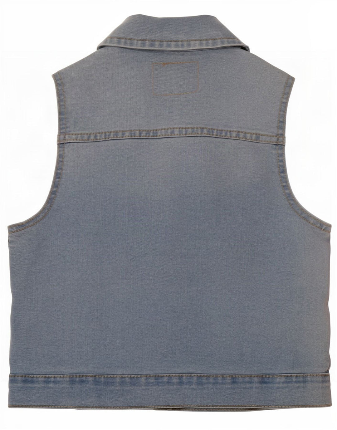 Gilet di jeans per ragazze Levi's 7-8 anni piccolo in cotone blu