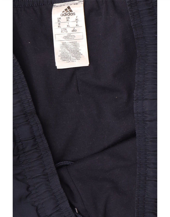 Pantaloni da tuta da uomo ADIDAS XL poliestere blu navy