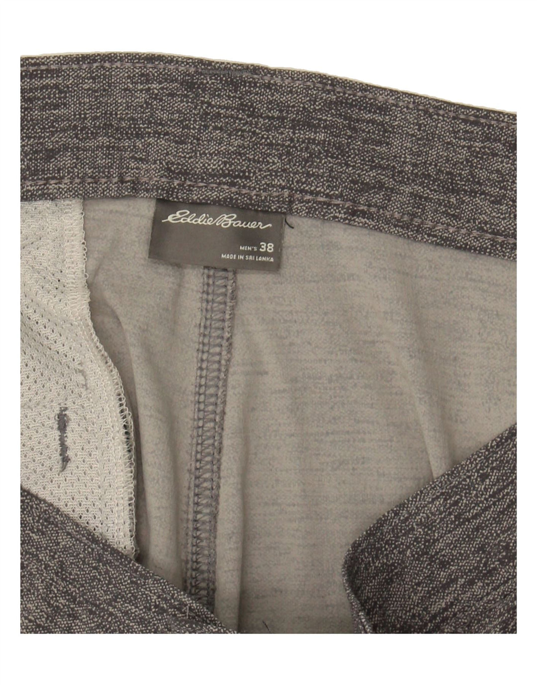 EDDIE BAUER Mens Chino Shorts W38 XL Grey Polyester Vintage Eddie Bauer and Second-Hand Eddie Bauer from Messina Hembry 