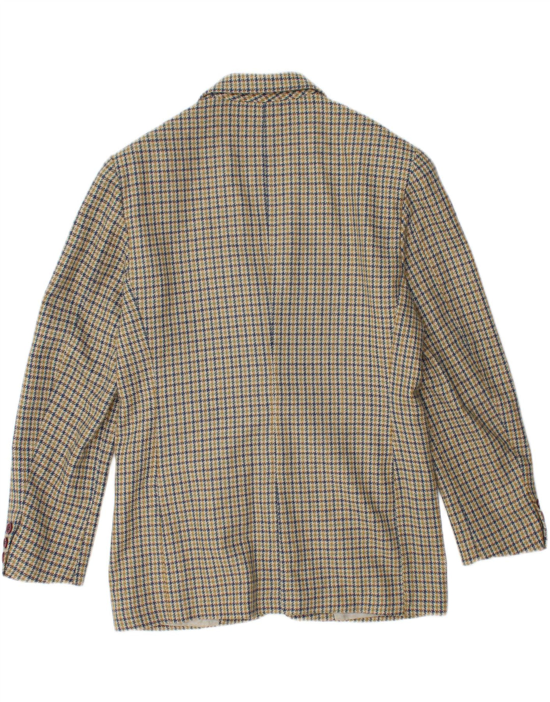 VINTAGE Womens 2 Button Blazer Jacket IT 48 XL Multicoloured Houndstooth Vintage Vintage and Second-Hand Vintage from Messina Hembry 