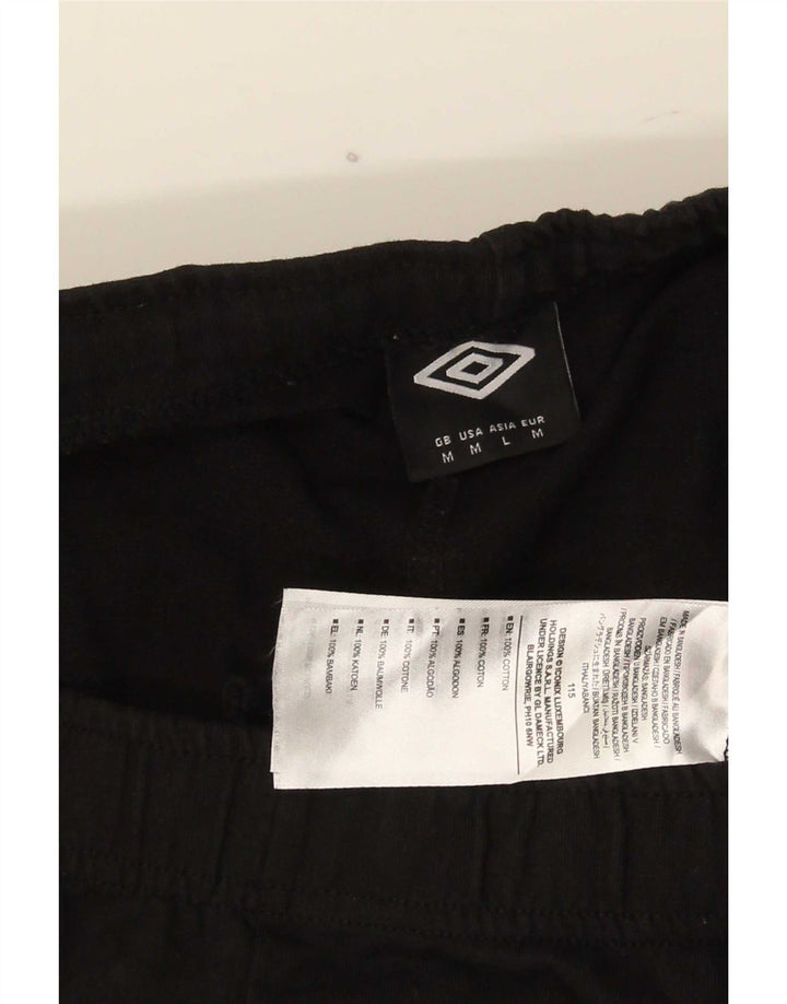 Pantaloncini sportivi da uomo Umbro medio cotone nero