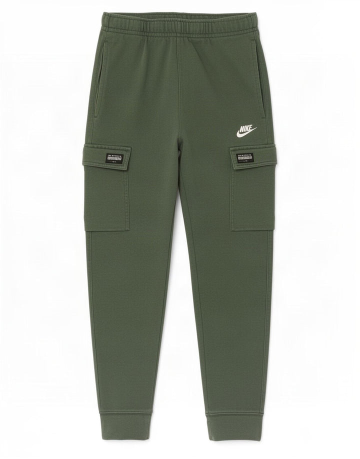 Pantaloni della tuta cargo Nike da uomo, pantaloni da jogging, piccoli, verdi