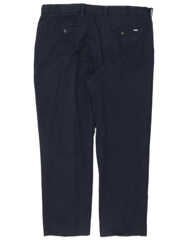 Pantaloni chino vestibilità regolare da uomo Marks & Spencer W40 L29 cotone blu navy