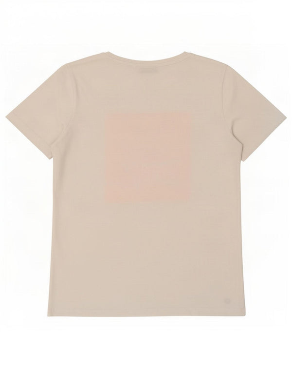 T-shirt grafica da donna Tommy Hilfiger Top UK 10 piccola cotone bianco