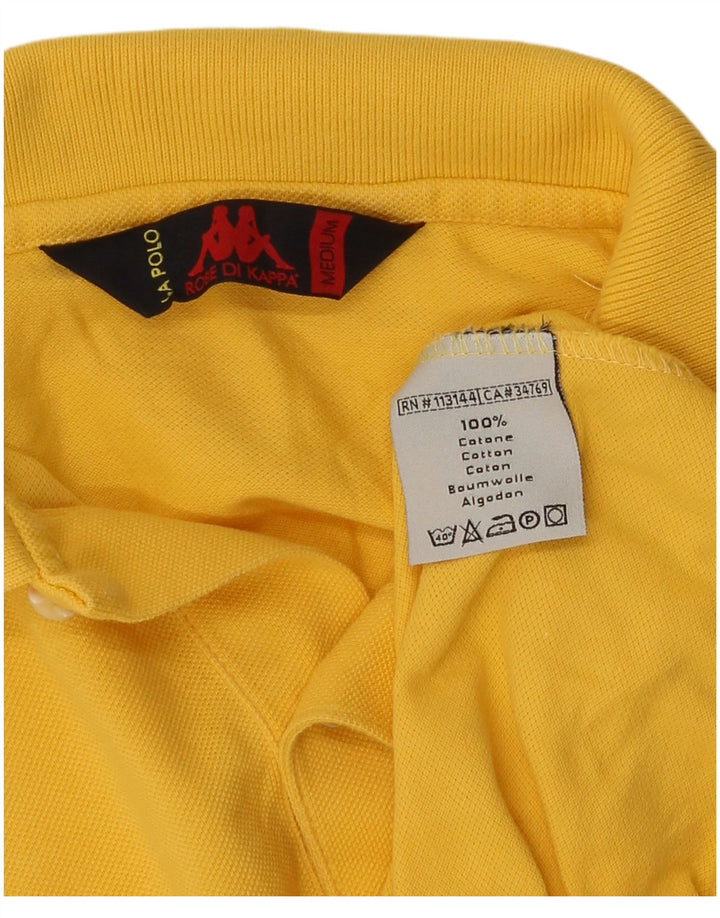 Polo Kappa Uomo Giallo Medio In Cotone
